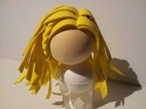 como colocar el pelo en fofuchas y detalles