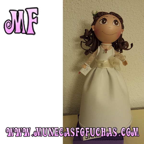 fofuchas de comunion personalizadas