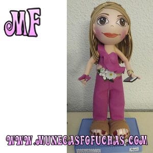 Muñeca Fofucha personalizada 2018 vestido chica