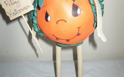 Como hacer una fofucha de calabaza para Halloween