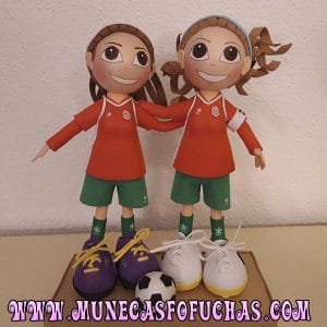 Fofufchas personalizadas chicas futbolistas 2019