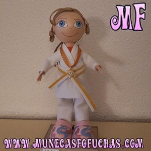 Fofufchas personalizadas judo con medalla 2019