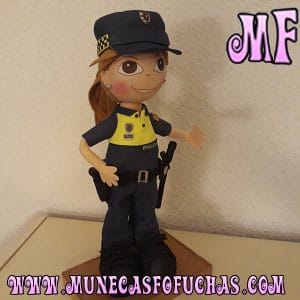 Fofufchas personalizadas policia rubia 2019