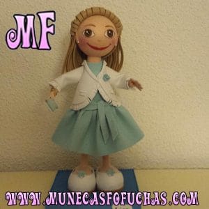 Fofufchas personalizadas vestido verde 2019