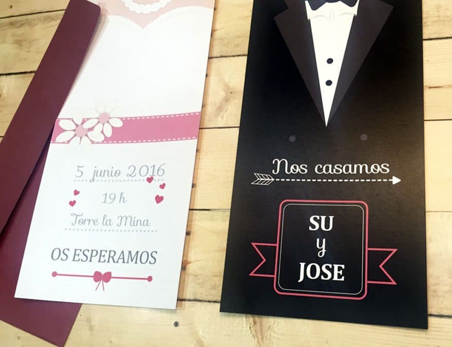 Invitaciones de boda económicas